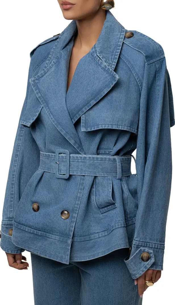 Double Breasted Denim Jacket | Nordstrom