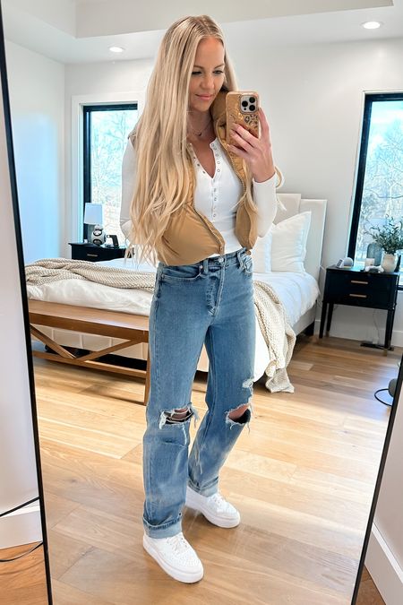 I’ve heard skinny jeans are already coming back, has anyone else heard this?? These are still my favorite “90’s style” jeans - and they are only $25 from Target! They are so soft and comfortable- and I like the hidden button fly. 
They were restocked in all sizes! 



#LTKstyletip #LTKunder50 #LTKFind