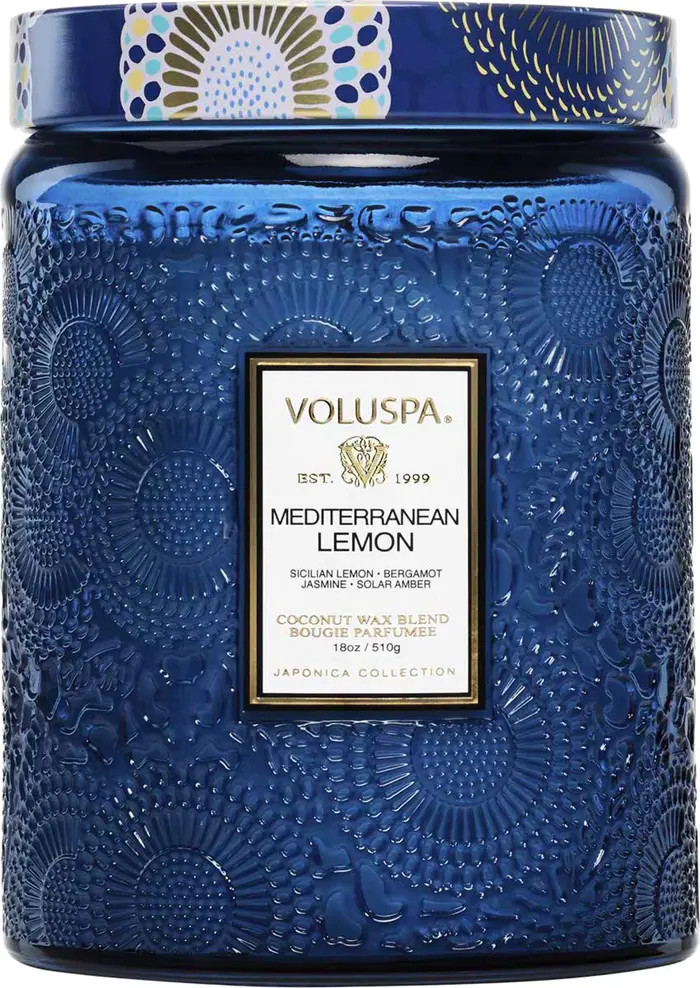 Voluspa Mediterranean Lemon Large Jar Candle | Nordstrom | Nordstrom