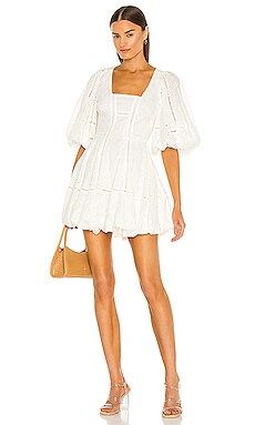 JONATHAN SIMKHAI Brynn Broderie Anglaise Dress in White from Revolve.com | Revolve Clothing (Global)