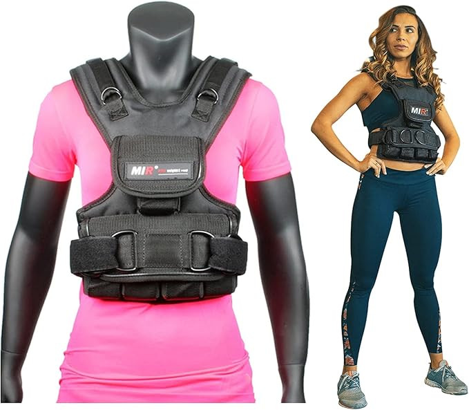 MiR Womens Weighted Vest 10lbs - 50lbs Solid Iron Weights | Amazon (US)