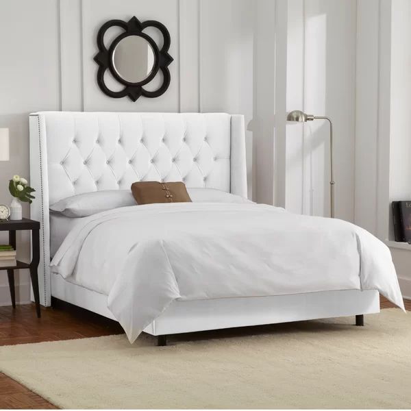 Dannis Tufted Upholstered Low Profile Standard Bed | Wayfair North America