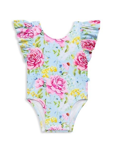 Baby Girl's Sadie Ruffle One-Piece Swimsuit | Saks Fifth Avenue