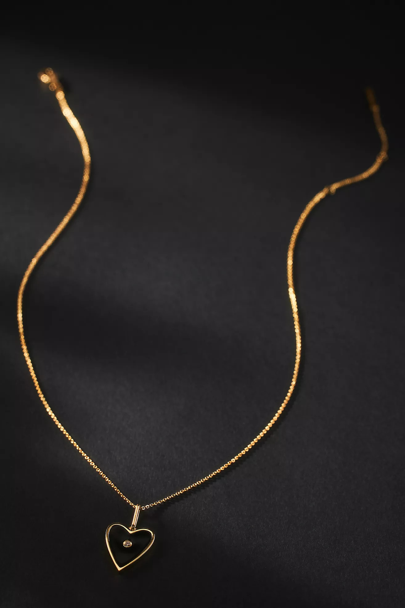 Thatch Amaya Enamel Heart Necklace | Anthropologie (US)