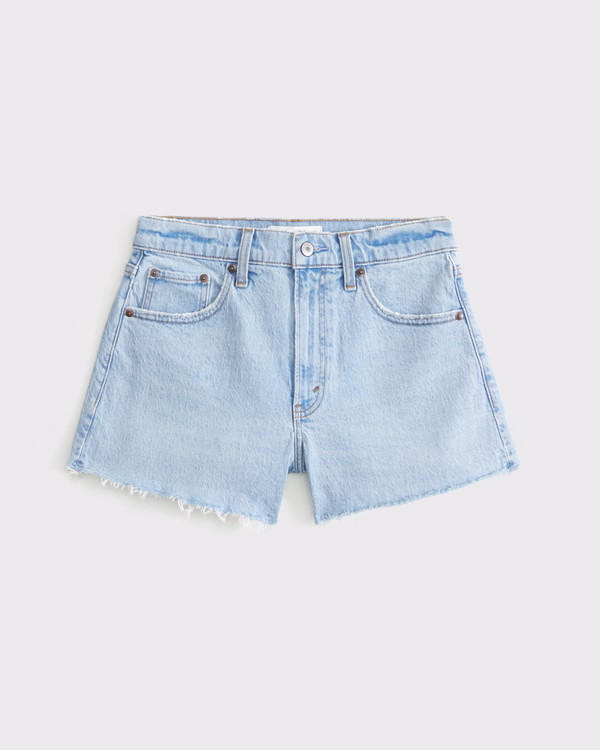 High Rise 90s Cutoff Short | Abercrombie & Fitch (US)