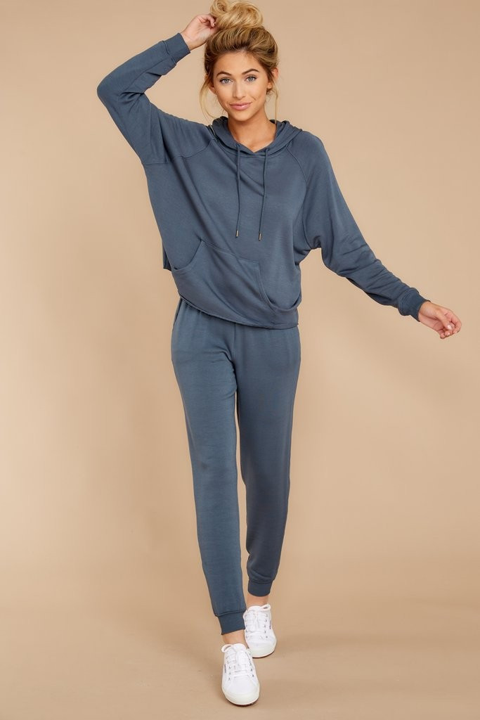 The Dark Slate Premium Fleece Relaxed Jogger | Red Dress 