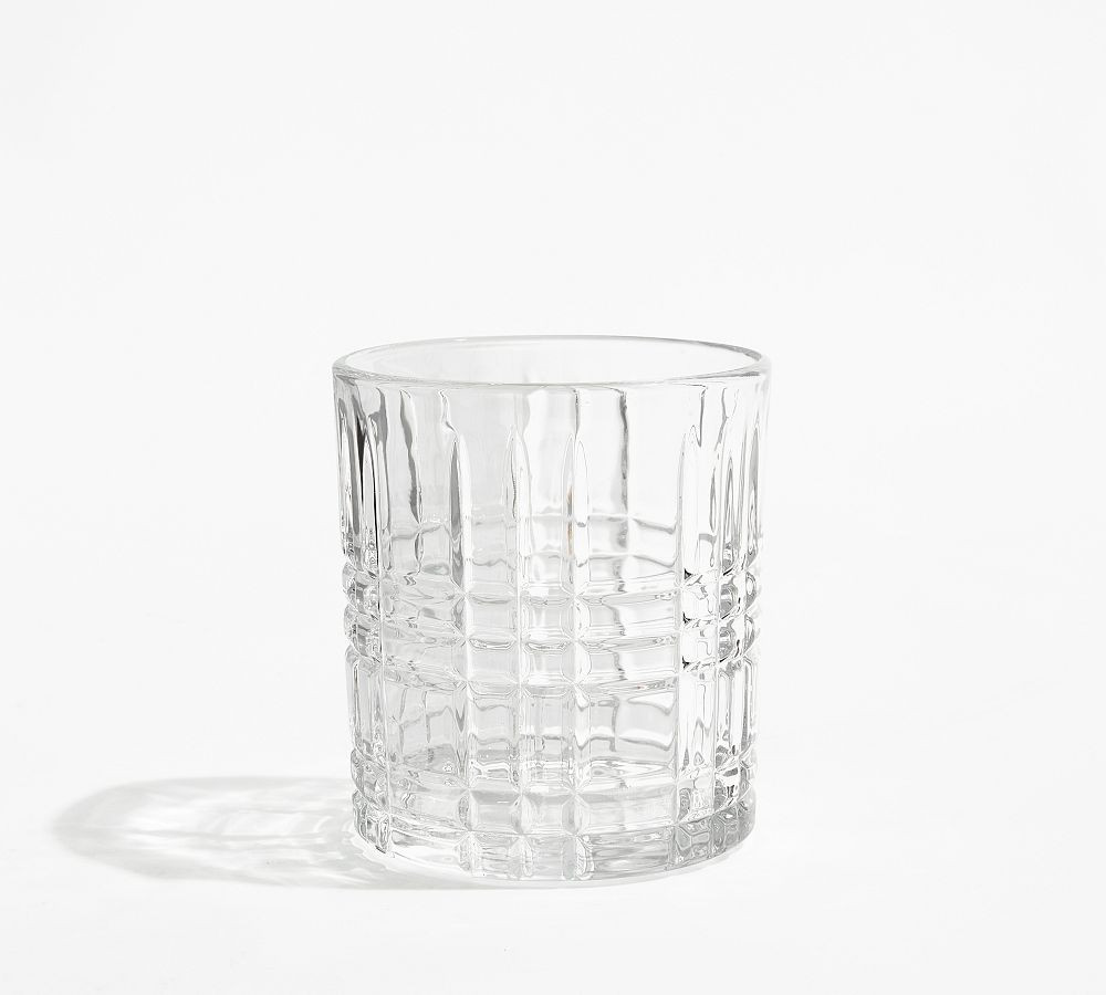 Stewart Plaid Cocktail Glasses - Set of 4 | Pottery Barn (US)