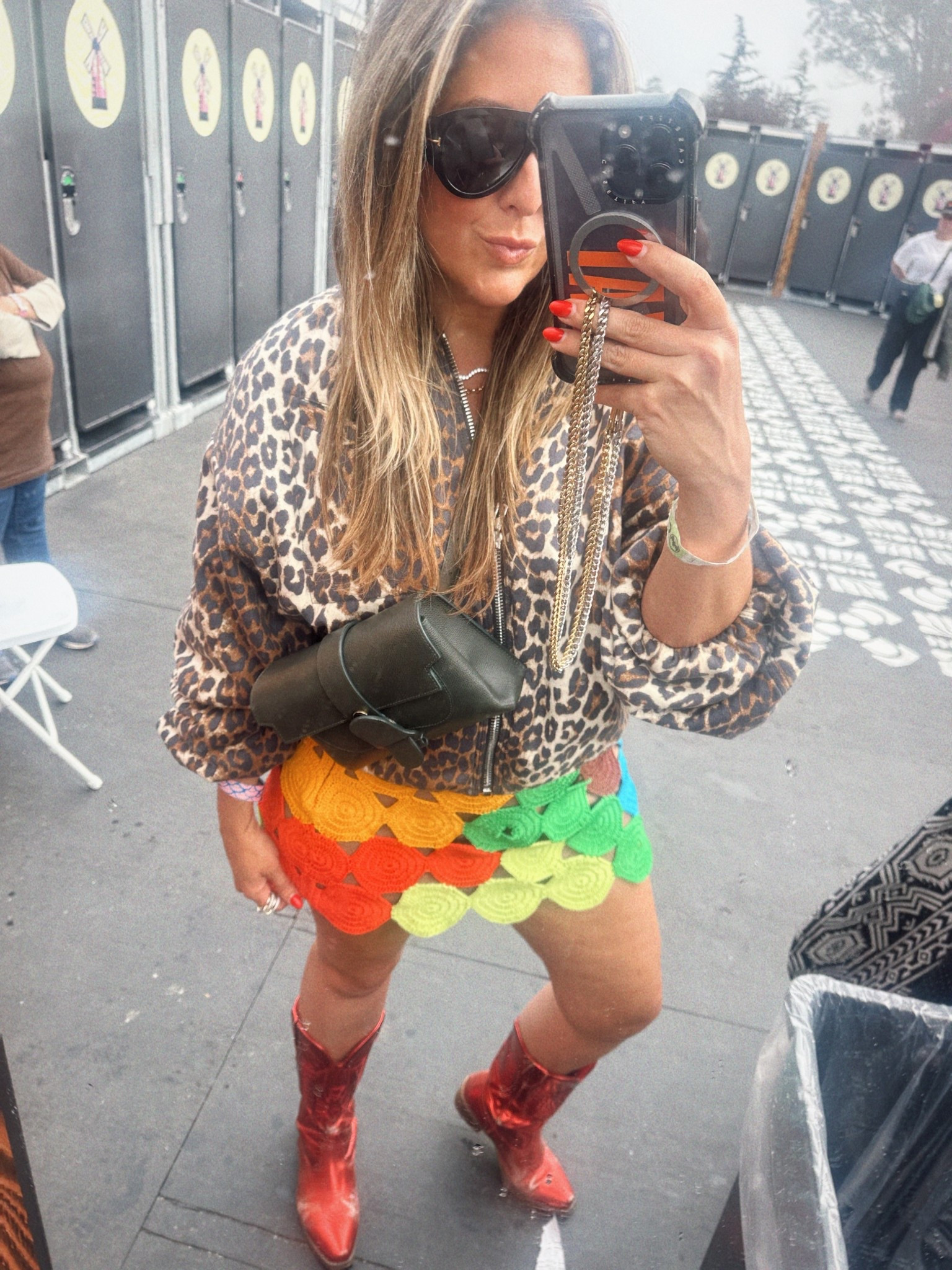 outside lands day one
ganni bomber
simon miller skirt 
amazon boots 

#LTKParties #LTKShoeCrush #LTKSaleAlert