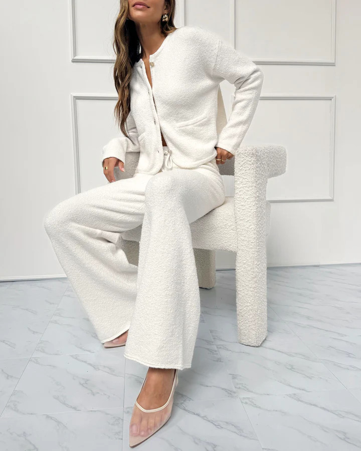 Splendid x @Cellajaneblog Boucle Sweater Pant | Splendid