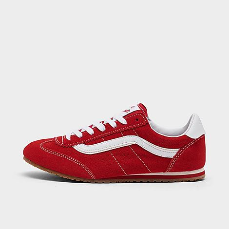 Vans Women's Super Lowpro Casual Shoes in Racing Red Size: 5.0 | Finish Line (US)