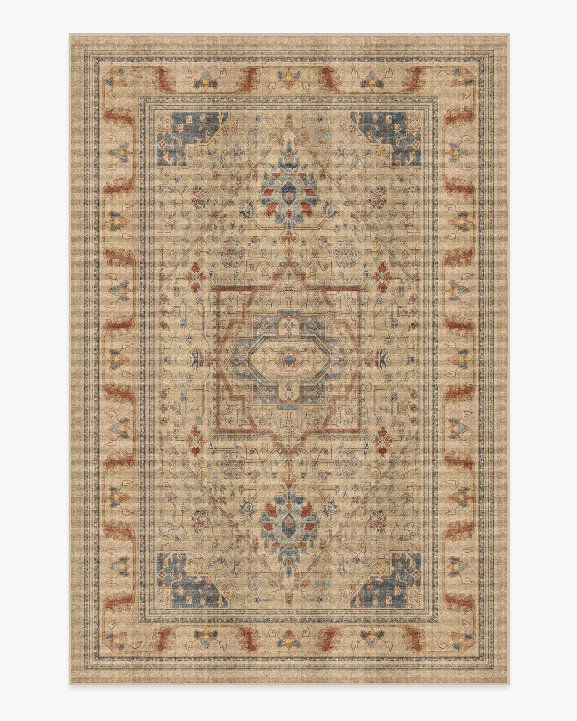 Zahra Natural Multicolor Rug | Ruggable | Ruggable