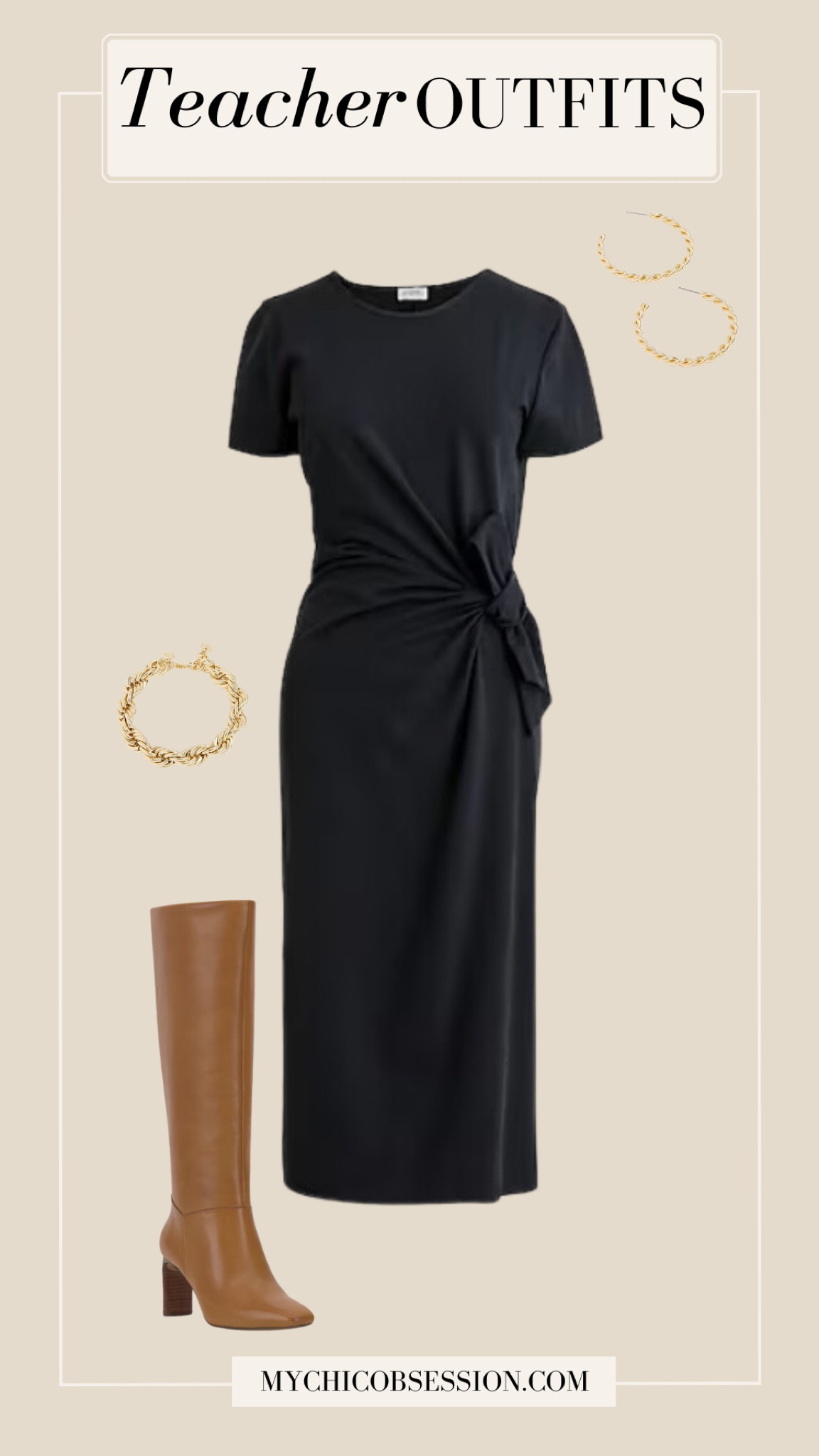 Looking for teacher outfits as you head back to school? This teacher outfit idea is fashionable and easy to wear!

Black dress, knee high boots

#LTKSeasonal #LTKBacktoSchool #LTKStyleTip