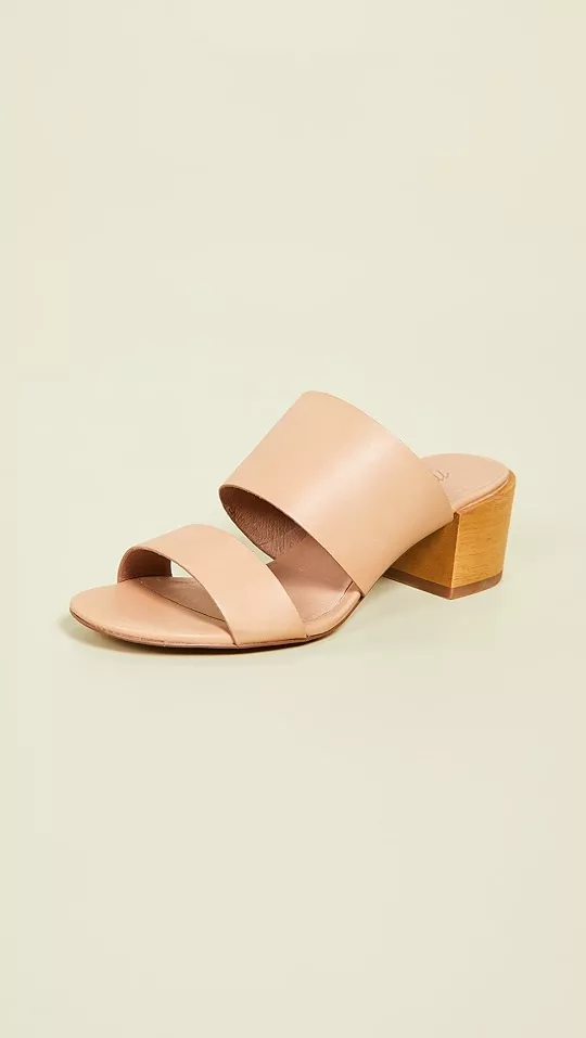 Madewell kiera sale block heel slide