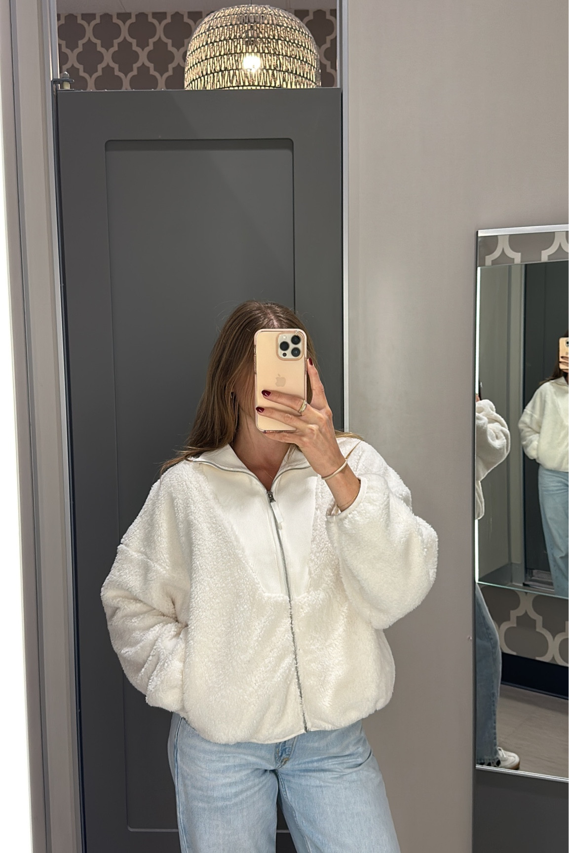 Fluffy fall jacket 

#falljacket 

#LTKFindsUnder50 #LTKSeasonal