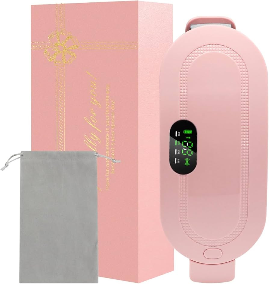 Cordless Heating Pad, Electirc Period Heating Pad for Cramps Portable Warm Belt with 3 Heat Level... | Amazon (US)