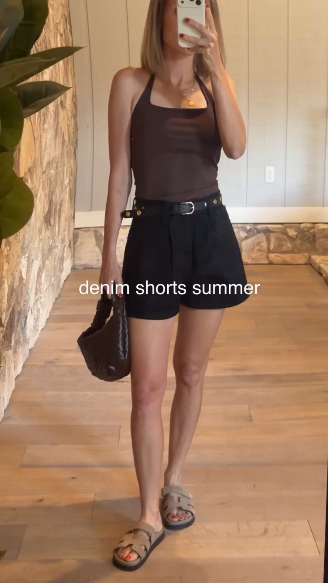For my high-waisted shorts girls… these are for you! Trying to show you every angle because they are so good (just excuse the dirty mirror 🤪)

They have a flattering fit, the cutest pleat detail, and a slight flare that keeps them from feeling tight around the legs. 👏🏼 

They’re true denim, not super stretchy & come in white too! 

#casuallook #casualstyle #denimshorts #momootd #targetfinds

#LTKootd #LTKgrwm #LTKmomlife