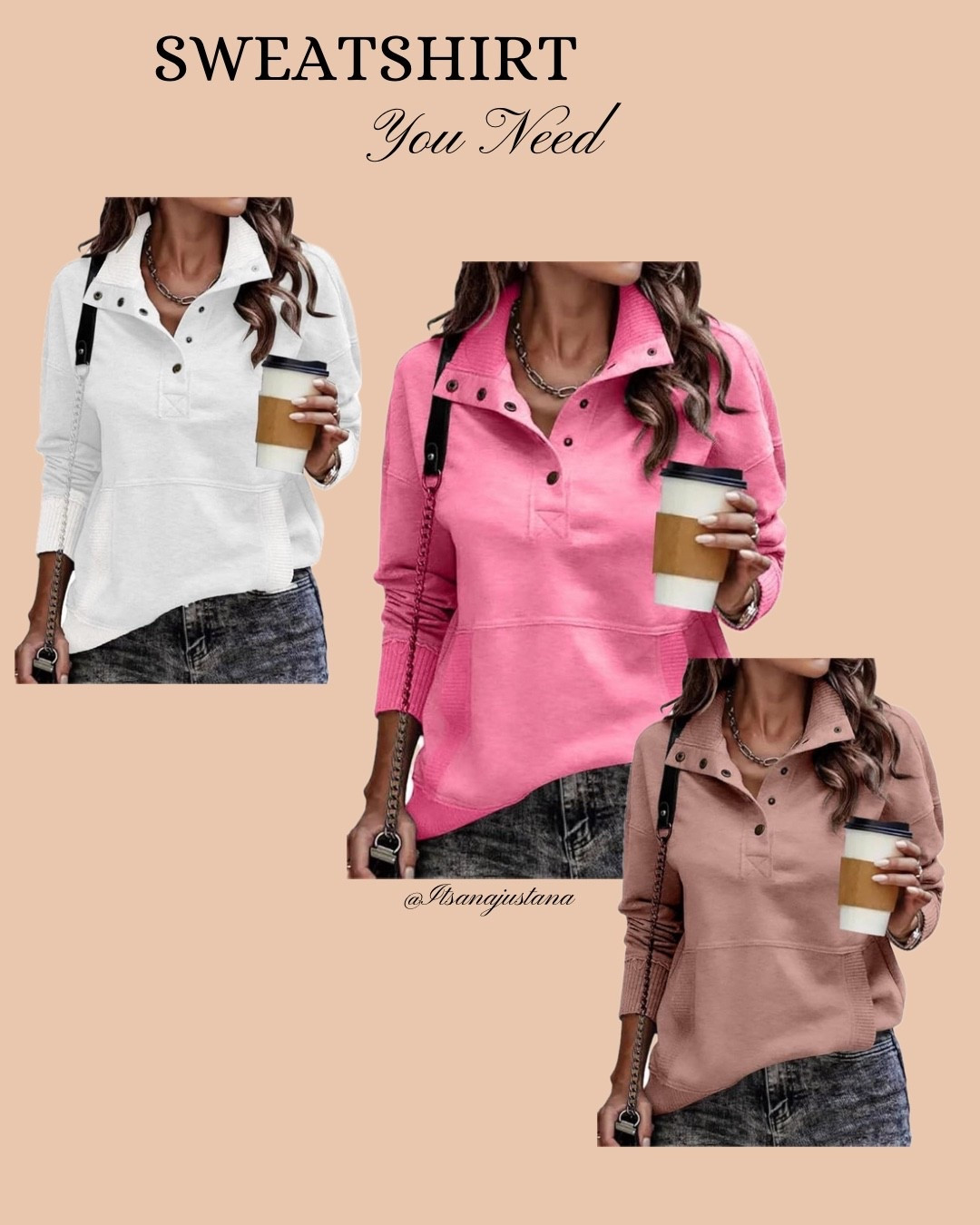 Coziest, softest sweatshirt ever!  Comes in so  many colors! 

#LTKGiftGuide #LTKFindsUnder100 #LTKWorkwear