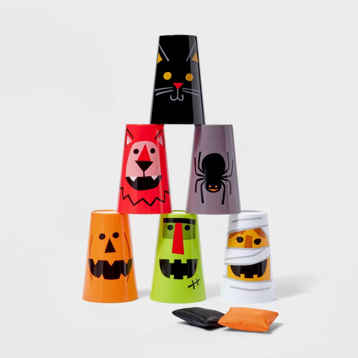 Plastic Cup and Bean Bag Toss Game Halloween Party Kit - Hyde & EEK! Boutique™ | Target