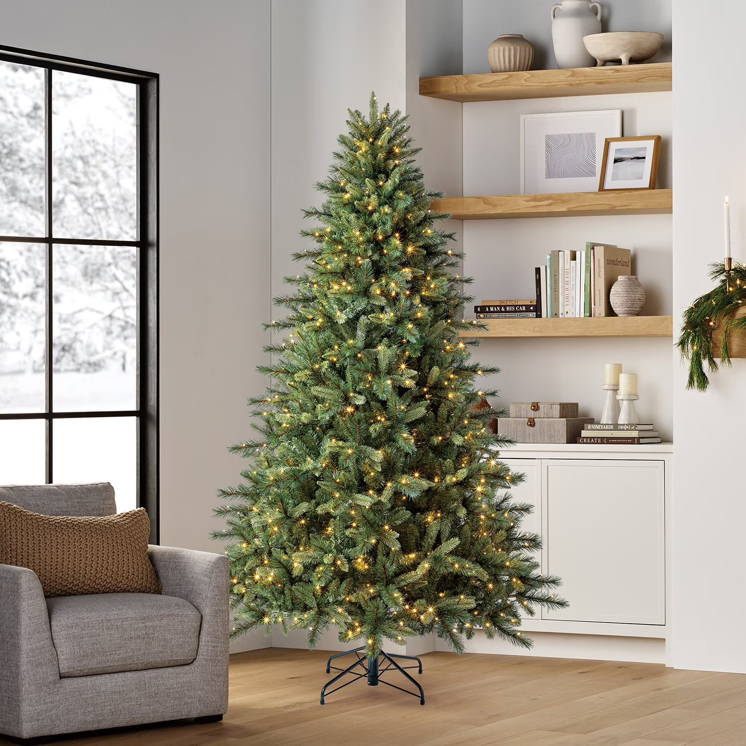 Member's Mark 7.5' Augusta Pine Pre-Lit Christmas Tree | Sam's Club