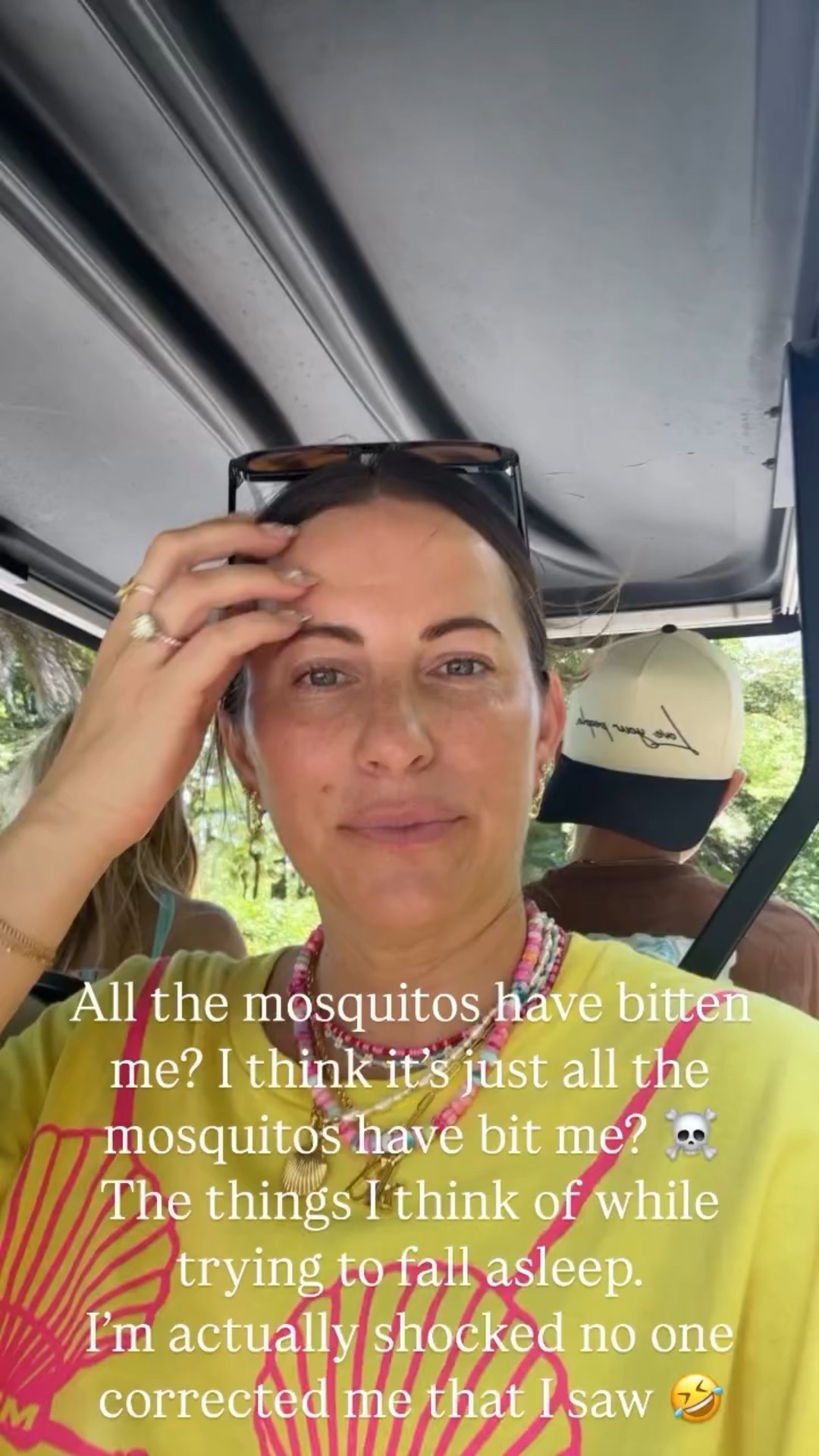 All the mosquitos have bitten me? I think it’s just all the mosquitos have bit me? ☠️
The things I think of while trying to fall asleep.
I’m actually shocked no one corrected me that I saw 🤣