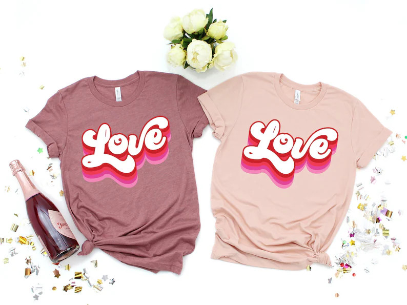 Retro Valentine Day Shirtvalentines Day Shirtsvintage | Etsy | Etsy (US)