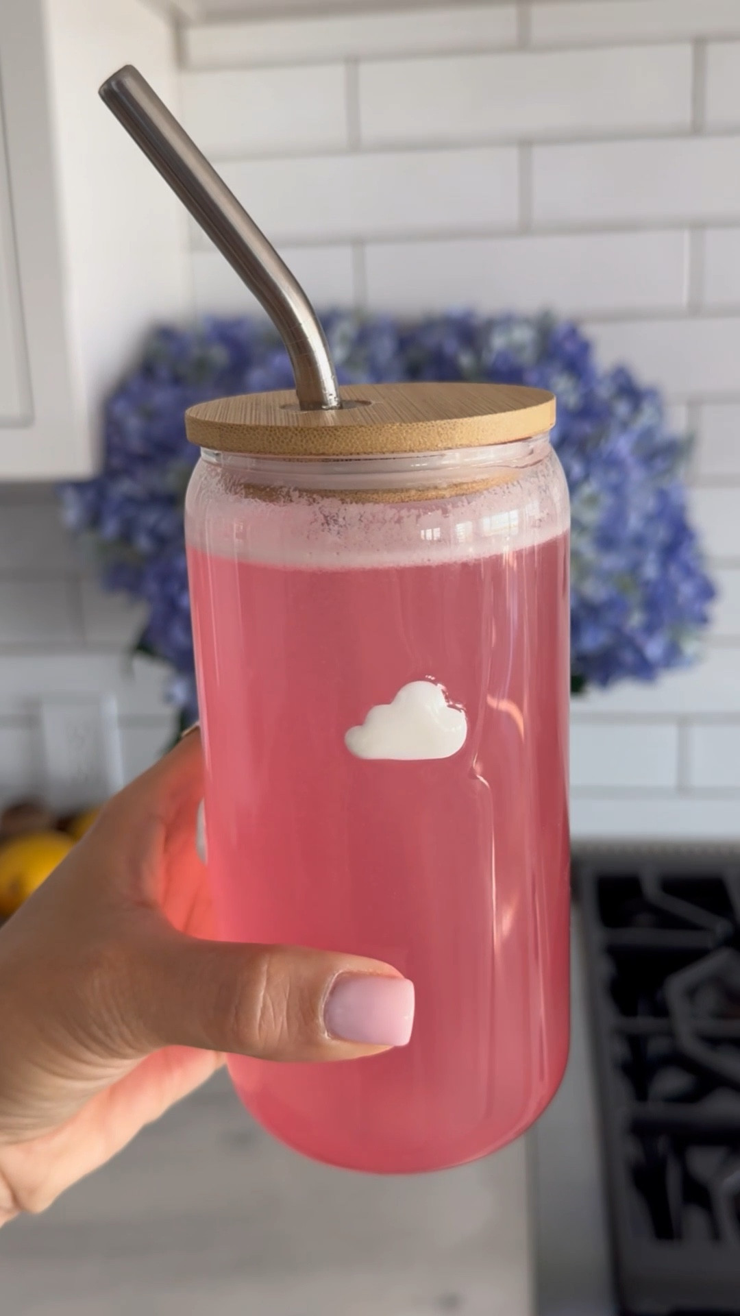 Morning Routine: Collagen and Vitamins in my cute icon juice sipper glass from Anthropology ☁️  #morningroutine #wellness #healthyhabits

#LTKHome #LTKWatchNow