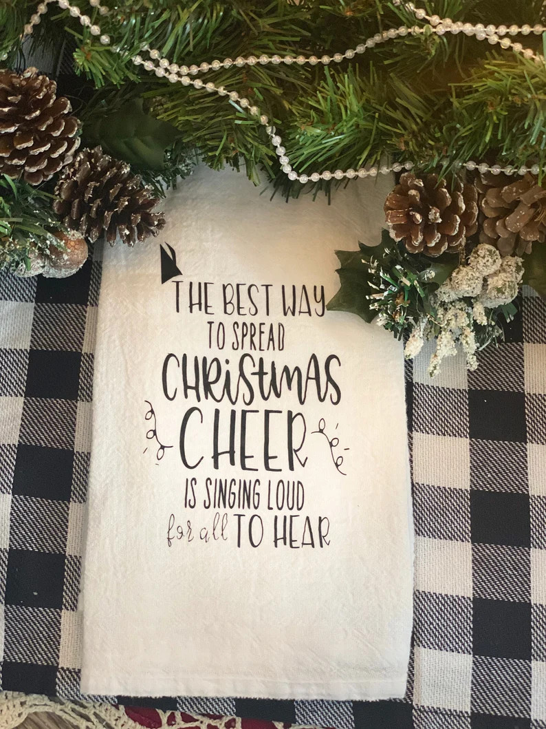 The Best Way to Spread Christmas Cheer is Singing Loud for All | Etsy | Etsy (US)