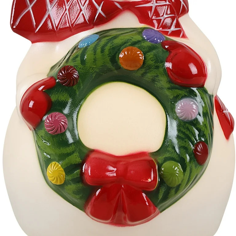 Mr. Christmas Decorative 12" Snowman Blow Mold, white | Walmart (US)