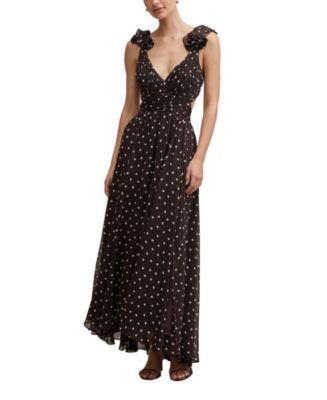 Women's Selena Ruffle Shoulder Maxi Dress | Bloomingdale's (US)