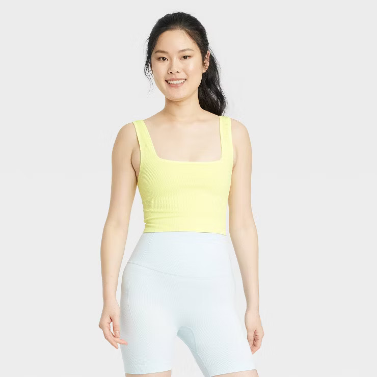Women's Seamless Cropped Tank Top - All in Motion™ | Target