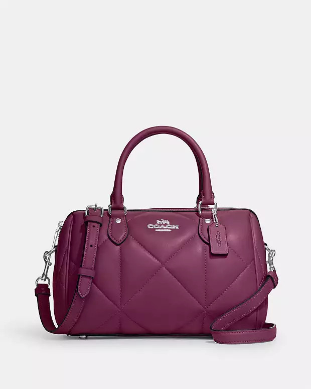Rowan Satchel With Puffy Diamond Quilting | Coach Outlet US