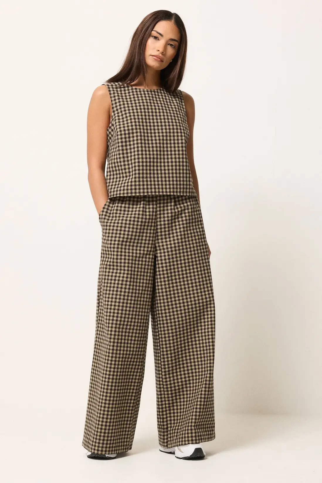 Tops | Petite Gingham Top | PixieGirl | Debenhams UK