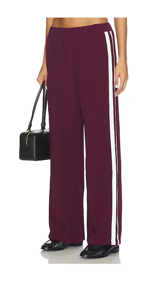 Tammy Tailored Trouser in Burgundy | Revolve Clothing (Global)