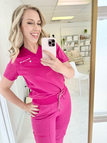 New scrubs from Fabletics! Super affordable, cute styles and so many colors 💕 #scrubs #doctor

#LTKWorkwear #LTKActive #LTKFindsUnder50
