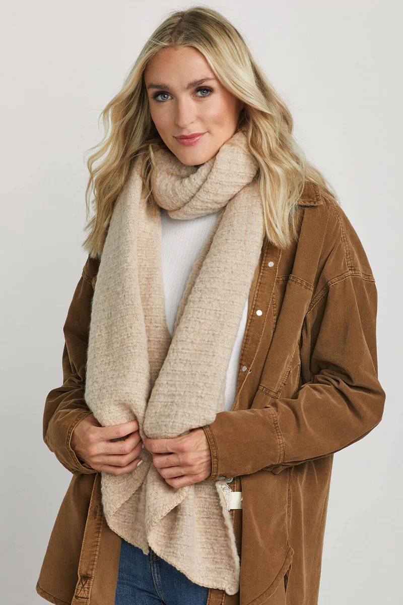 Free People Ripple Recycled Blend Blanket Scarf | Social Threads