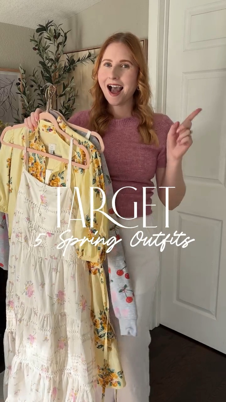 Lightweight layers, comfy fits, and the BEST girly colors!! These @Target outfits are giving effortless spring vibes. 

Which look is your favorite? 💕 I LOVE the “out to brunch” floral dress so much 💘🥰✨size mediums in everything on me!! 

40% OFF clothing & home finds this weekend at Target 🎯 — make sure you are f0llowing along for more sale alerts ‼️ 💞 @affordablebyamanda 

Save for outfit inspo & follow for more spring fashion finds ✨

spring casual outfits, spring activewear, spring outfit ideas, casual spring fashion, women’s activewear outfits, athleisure spring looks, spring fashion inspo, everyday spring outfits, comfy spring outfits, workout wear for spring, trendy activewear, spring athleisure outfits, casual outfits for spring, spring clothing haul, instagram spring outfits • target fashion trends • target spring 2026 • target active wear 2026 #targetsale #targetstyle #targetfashion #targetdresses

#LTKSaleAlert #LTKootd #LTKSeasonal