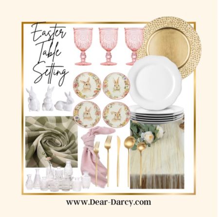 Easter table setting items

Things you’ll use year round for a pretty table.

Amazon deals and everything will arrive before Easter Sundayy

#LTKfindsunder50 #LTKhome #LTKstyletip