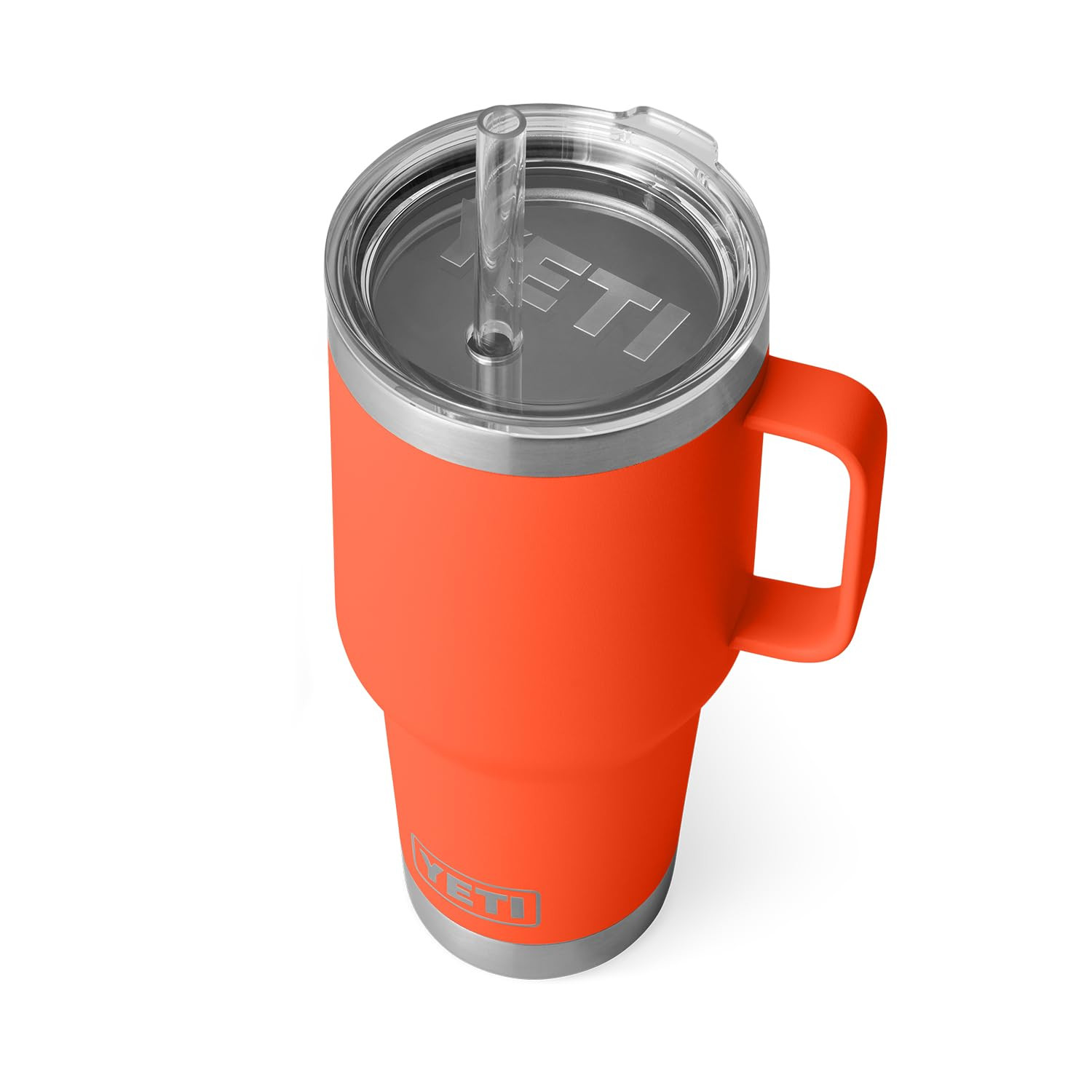 YETI Rambler 35 oz Straw Mug, Vacuum Insulated, Stainless Steel, Papaya | Amazon (US)