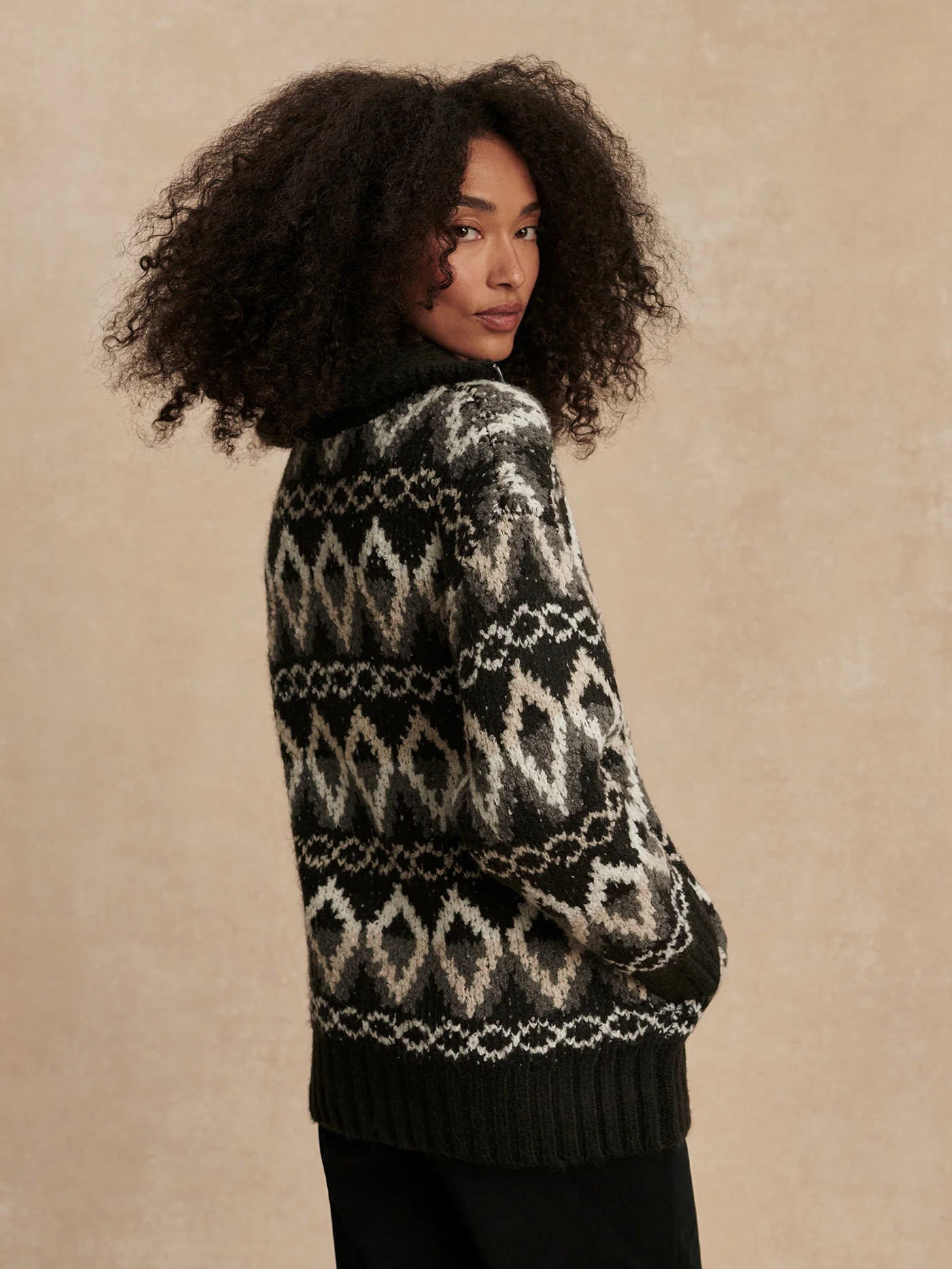 Brooke Fairisle Knit Jacket | VARLEY US | Varley US