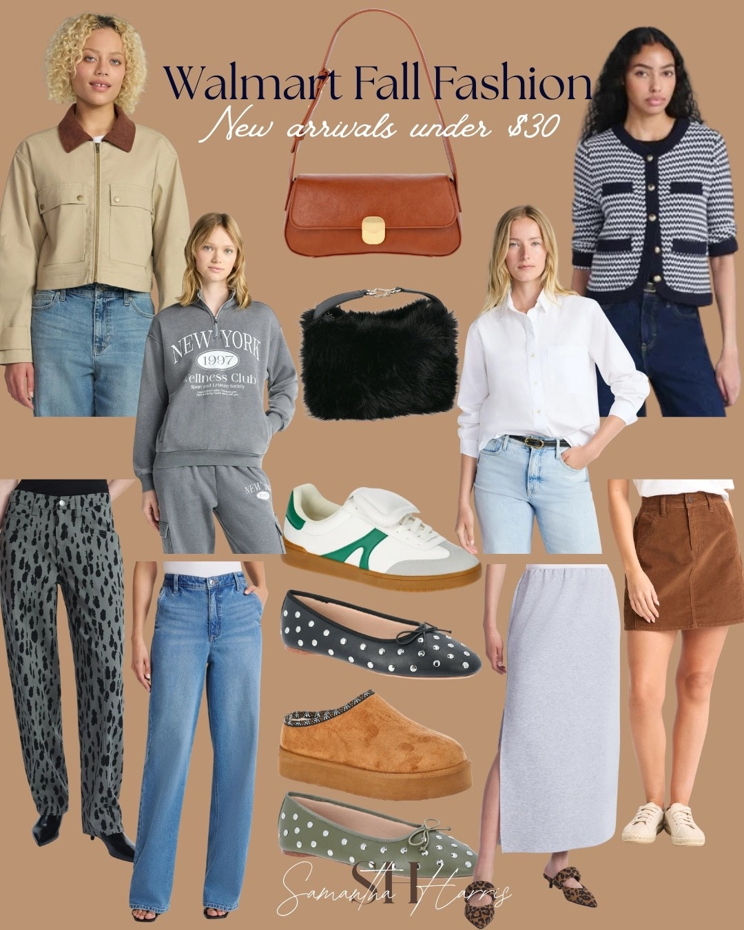  New Fall arrivals Under $30 from Walmart! 

#fallcoats #buttondowns #balletflats #sets