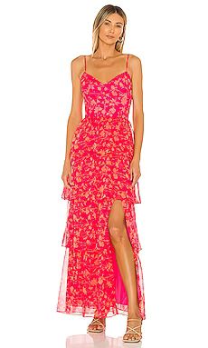 Amanda Uprichard Thaddea Maxi Dress in Brookeside from Revolve.com | Revolve Clothing (Global)