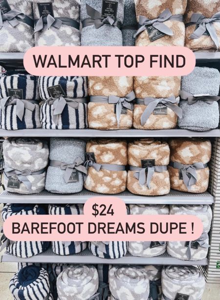 My favorite Walmart Barefoot dreams blanket look a like for under $25 #walmarthome #giftguide 

#LTKSeasonal #LTKGiftGuide #LTKhome