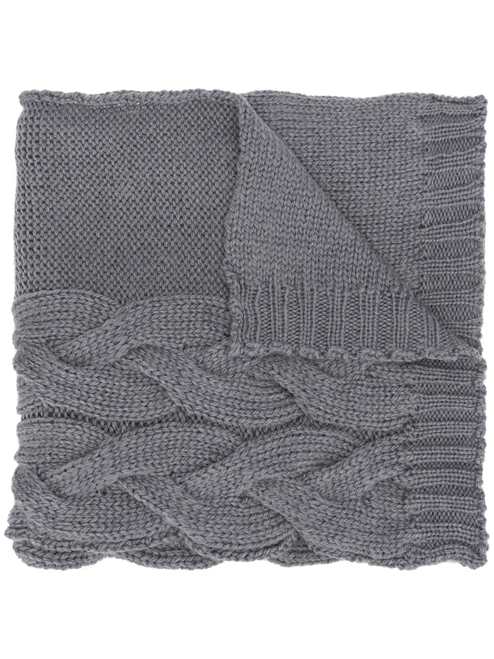 Semicouture chunky knit scarf - Grey | FarFetch US