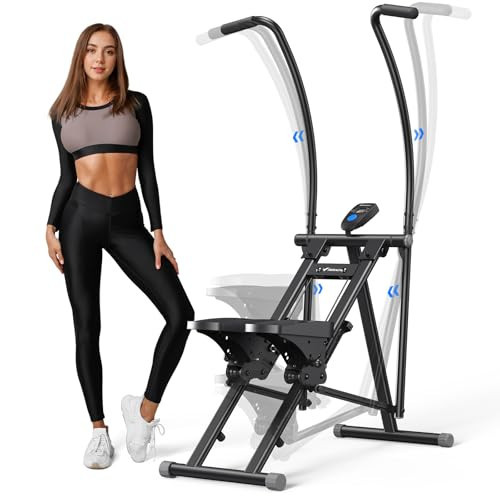 MERACH Stair Stepper, Hands & Feet Synchronized Stair Climber, Stairmaster for Full-Body Workout at Home, Compact Vertical Climber with Extended & Adjustable Pedals | Amazon (US)