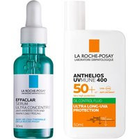 La Roche-Posay Anti-Blemish and Anti-Age Kit: Effaclar Decongesting Multi-Active Serum + SPF50+ | Look Fantastic (CN)