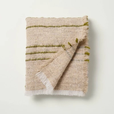 Cozy Stripe Throw Blanket - Hearth & Hand™ with Magnolia | Target