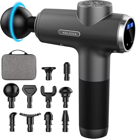 Massage Gun Deep Tissue Percussion Muscle Massager,Kelices Handheld Body Back Massager for Athlet... | Amazon (US)