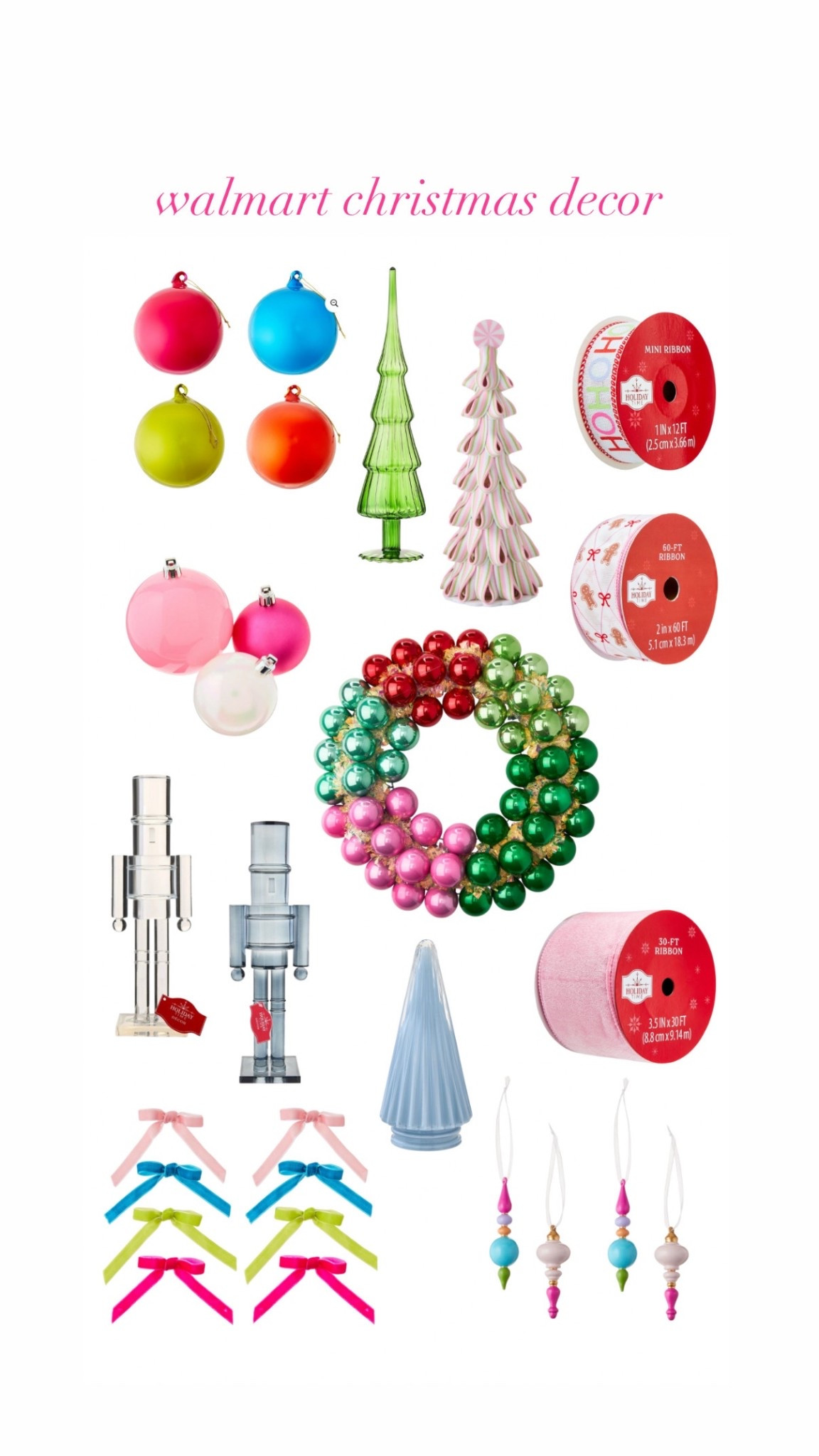 walmart has the cutest christmas decorations ever !!  so colorful and fun 

#LTKHoliday #LTKGiftGuide