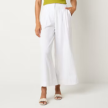 Worthington Womens Mid Rise Wide Leg Pant | JCPenney