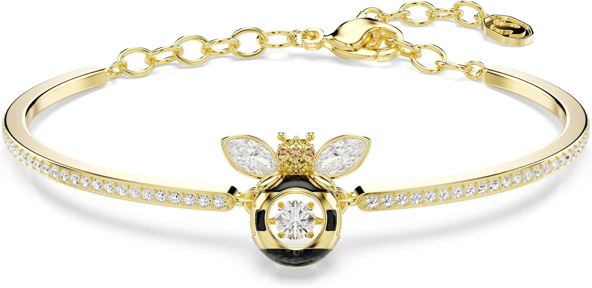 Swarovski Idyllia bracelet, Mixed cuts, Bee, Multicolored, Gold-tSwarovski One plated | Amazon (US)